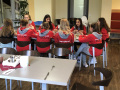 Uniformiert zum Frühstück