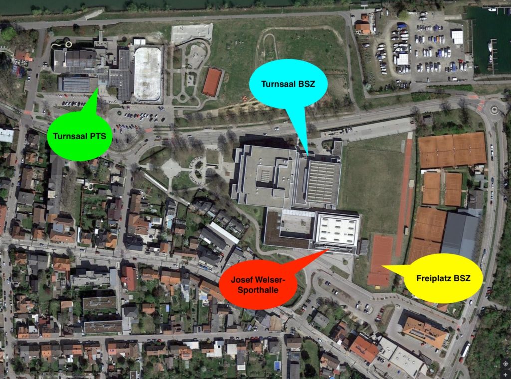 Sporthallen und Turnsäle