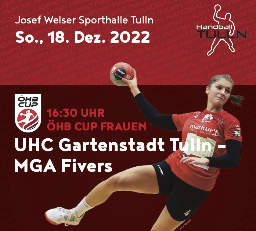 Sa, 18.12. ÖHB Cup: UHC Gartenstadt Tulln - MGA Fivers