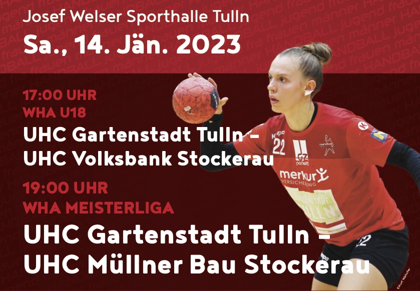 Sa, 14.01. WHA MEISTERLIGA: UHC Gartenstadt Tulln - UHC Stockerau