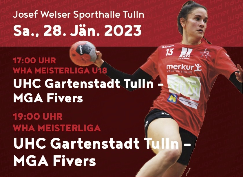 UHC Gartenstadt Tulln, Plakat, 28. Januar 2023