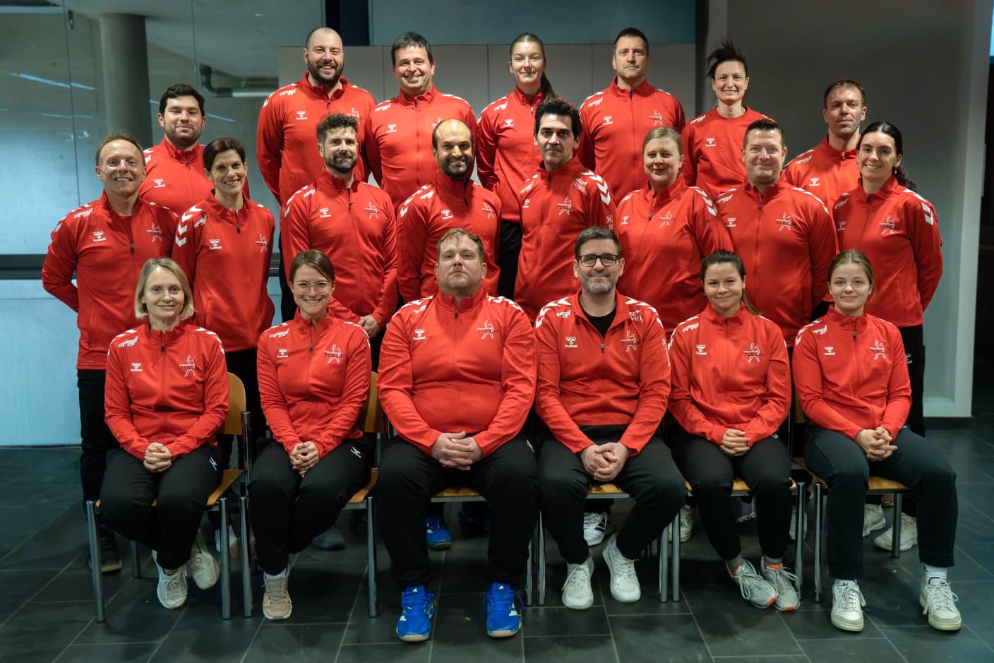 Das Trainerteam des UHC Tulln